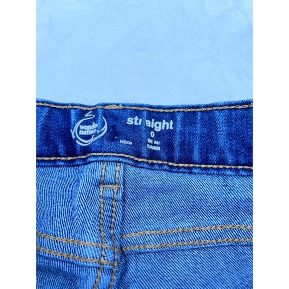 Wonder Nation Kids Boys Straight Leg Blue Denim Jeans‎ Size 0 - Picture 2 of 3